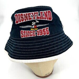 Disneyland Resort Bucket Hat Mickey Mouse Navy Blue and Red‎ Youth Size